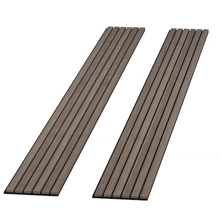 Ejoy Wood Veneer Acoustic Wide Slat Accoustic Wall Panels, 94 x 12.6 x 0.8, 2PK WACP_02